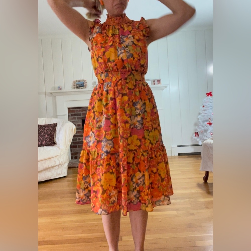 J. Crew Bright Floral Dress - Picture 3 of 11